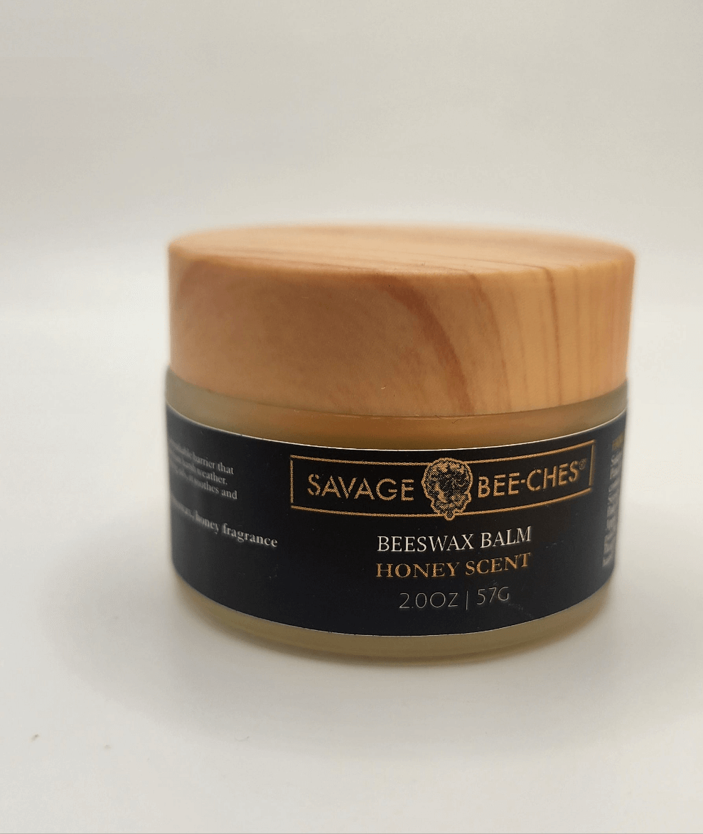 SAVAGE BEE-CHES Beeswax Balm – Honey Scented (2.0 oz) - SAVAGE BEE-CHES®