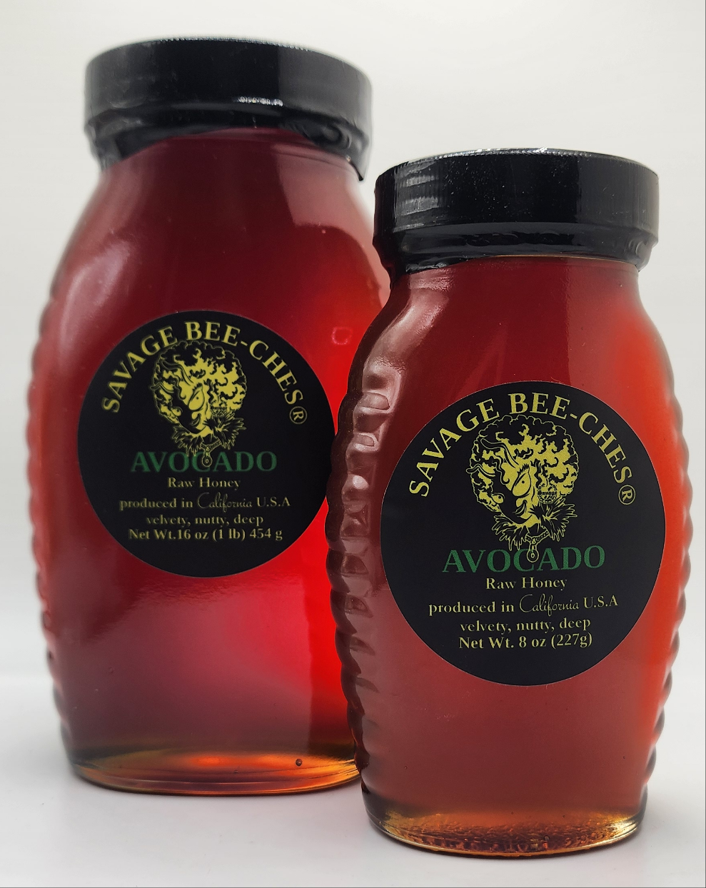 CALIFORNIA AVOCADO HONEY - SAVAGE BEE-CHES®
