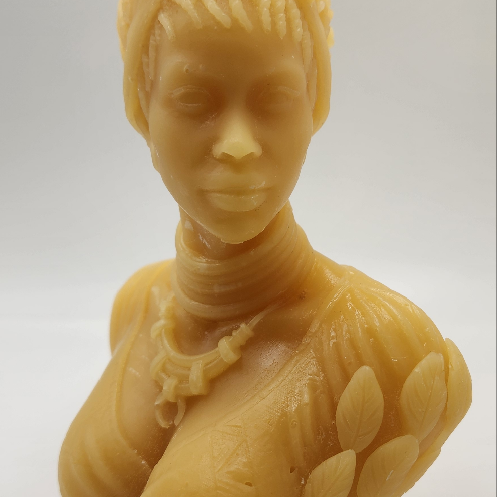 Goddess with Twists Beeswax Candle | SAVAGE BEE-CHES - SAVAGE BEE-CHES®