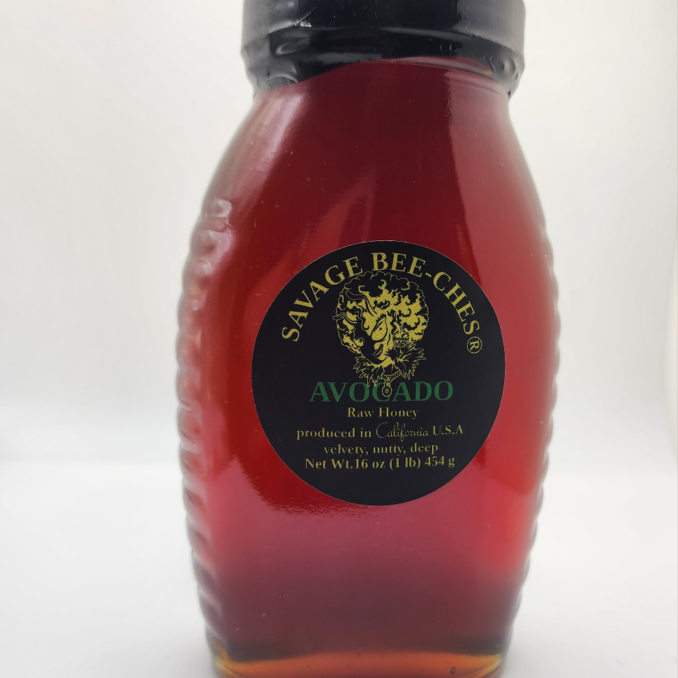 CALIFORNIA AVOCADO HONEY - SAVAGE BEE-CHES®