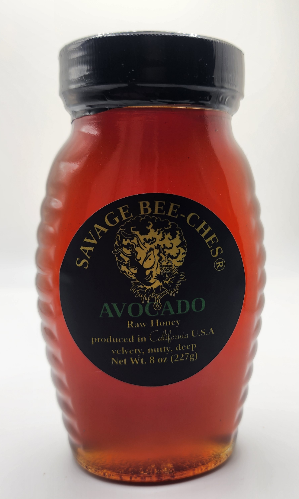 CALIFORNIA AVOCADO HONEY - SAVAGE BEE-CHES®
