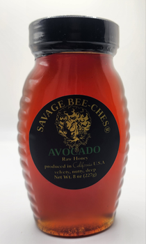 CALIFORNIA AVOCADO HONEY - SAVAGE BEE-CHES®
