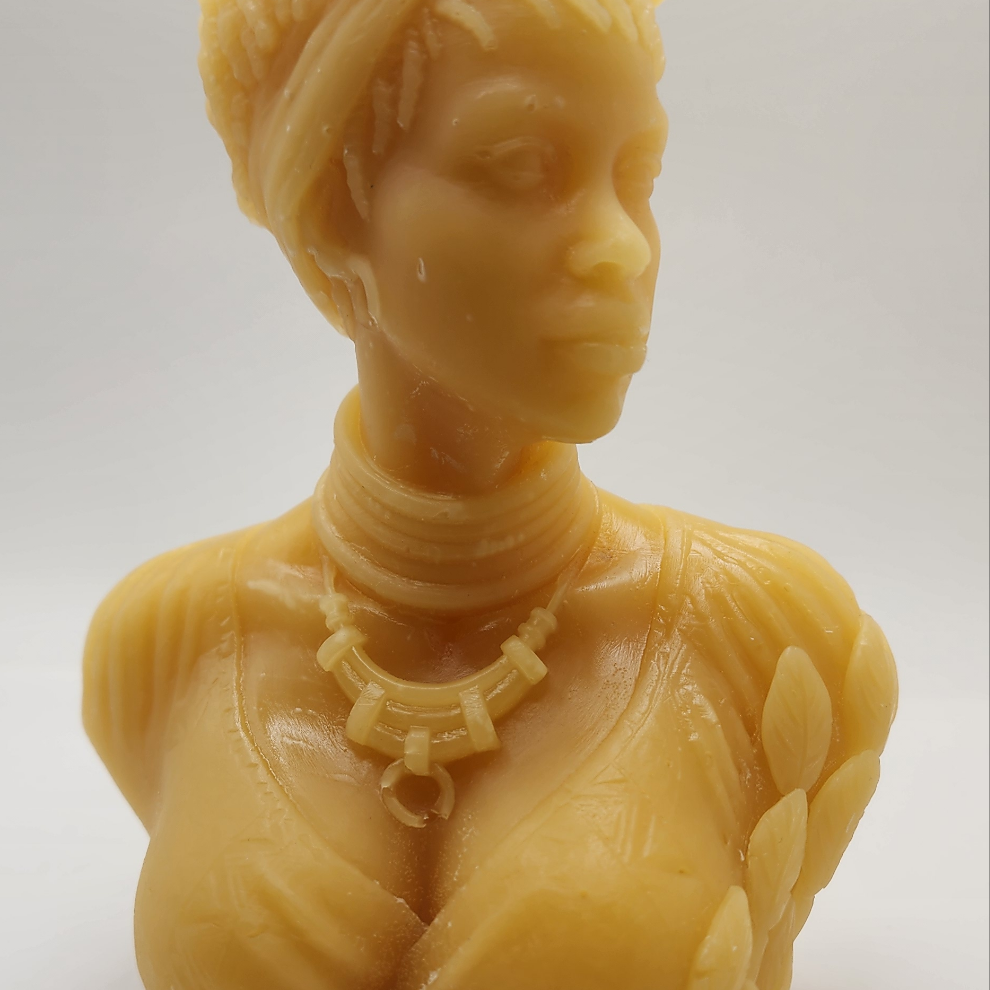 Goddess with Twists Beeswax Candle | SAVAGE BEE-CHES - SAVAGE BEE-CHES®