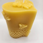 Heart and Bees Beeswax Candle – 5.9 oz - SAVAGE BEE-CHES®