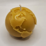 Earth Globe Beeswax Candle – 6.9 oz - SAVAGE BEE-CHES®